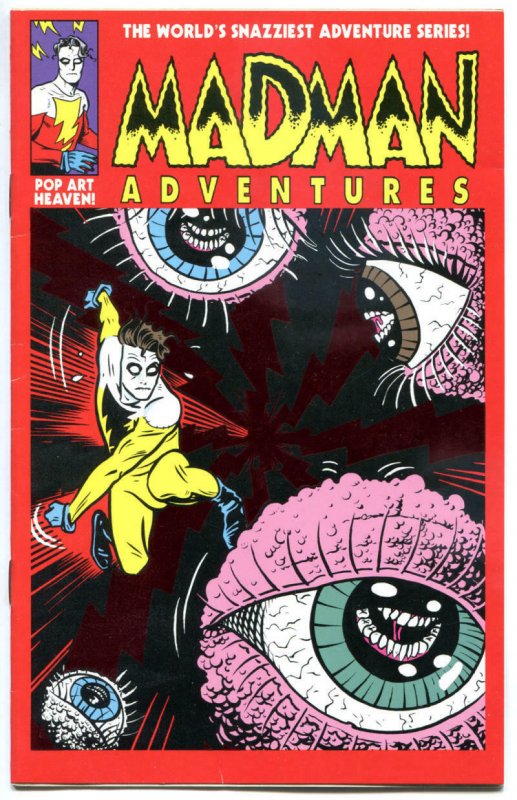 MADMAN ADVENTURES, VF+, Ashcan, 1993, Mike Allred, Red foil,more Promos in store