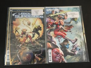 FUTURE STATE: LEGION OF SUPER-HEROES #1(Two Cover Versions), 2 VFNM Condition