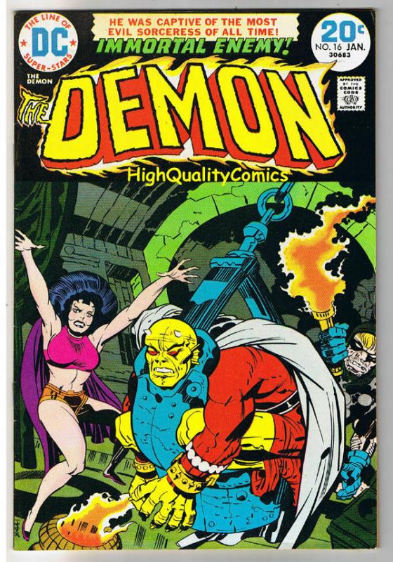 DEMON #16, FN+,  Jack Kirby, 4th World, Etrigan, 1972,  more in store