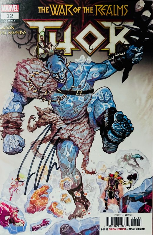 Thor #12 (2019) Signed by Jason Aaron with CoA