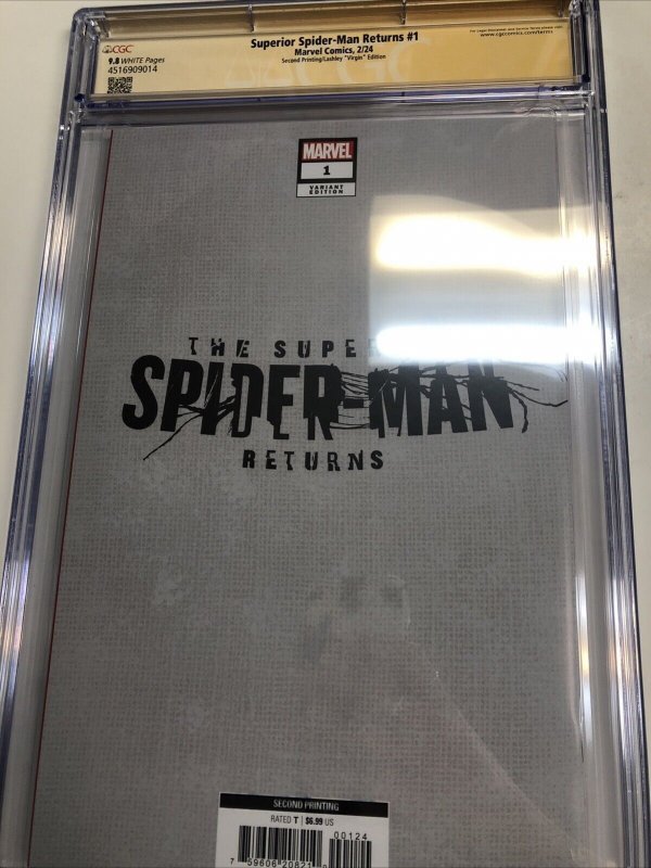 Superior Spider-Man Returns (2024) # 1 (CGC 9.8 SS) Signed Ken LAshley * Marvel