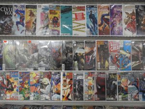 Huge Lot 150+ Comics W/ Spider-Man, Venom, Logan+ Avg VF-NM Condition!