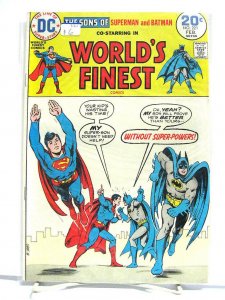 *World's Finest Comics LOT #215-230. 1st Superman/Batman Jr (1972-1974) 7 Issues 