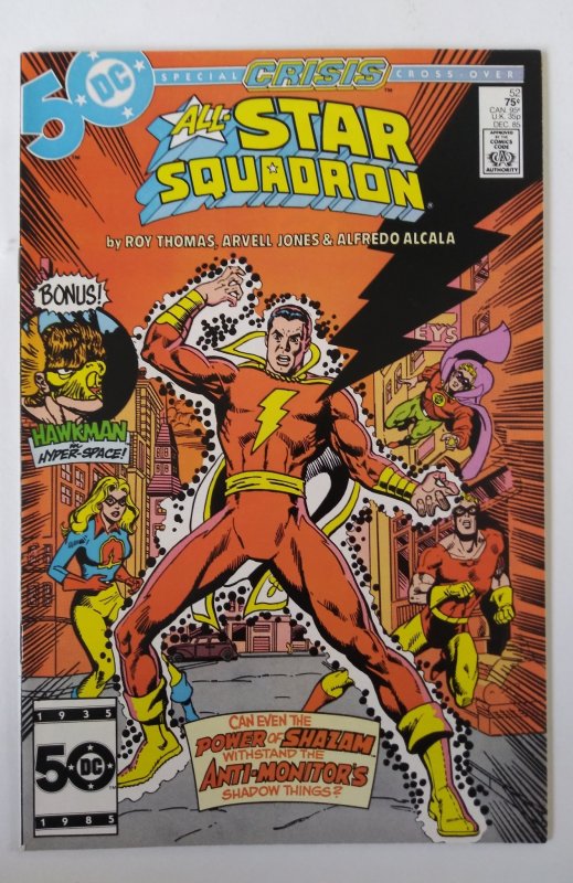 All-Star Squadron #52 Crisis on Infinite Earths X-Over