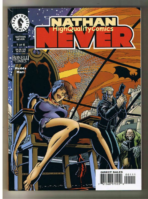 NATHAN NEVER #1, NM+, Bonelli, 1999, Michele Medda, Vampire