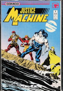 Justice Machine #5 Direct Edition (1987) Justice Machine