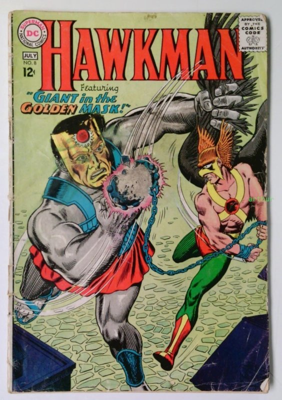 Hawkman #8 (Jun-Jul 1965, DC) FR/GD