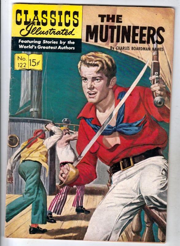 Classics Illustrated #122 (Sep-54) FN/VF+ High-Grade The Mutineers