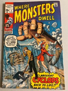 Where Monsters Dwell #1 Marvel (6.5 FN+) (1970)
