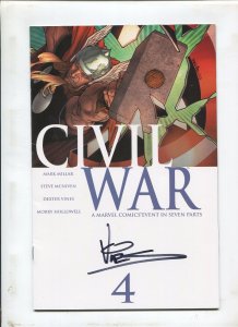 CIVIL WAR #3 AND #4 (BOTH 9.2) SIGNED!