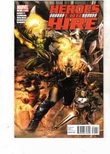 Heroes for Hire #1 (2011)  PRICE DROP! NM- Punisher M. Knight Iron Fist G.Rider!