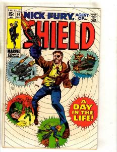 Nick Fury Agent Of Shield # 14 VG Marvel Comic Book Silver Age Avengers FM4