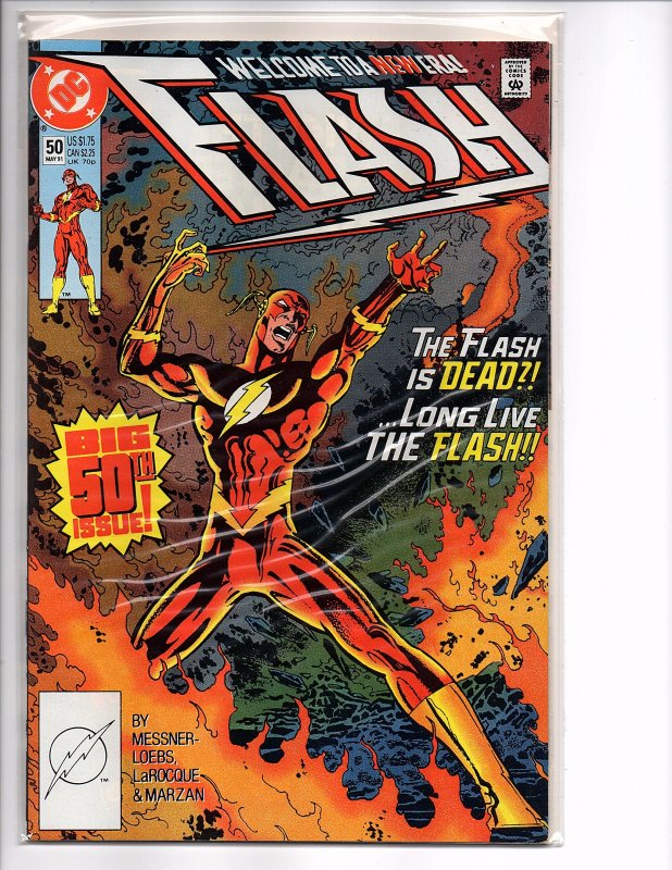 DC Comics Flash #50 Flash [Wally West]; Vandal Savage