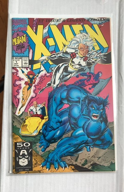 Set X-Men #1 (1991) 5 main Covers