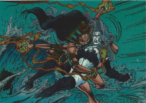 1996 Lady Death Chrome Set  III #28 Rebirth