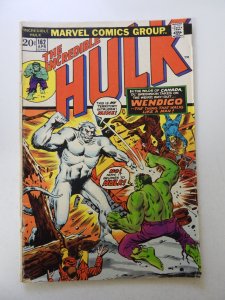 The Incredible Hulk #162 (1973) 1st appearance of Wendigo GD condition