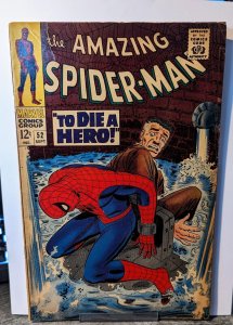 Amazing Spider-Man #52  1st Joe Robertson Kingpin app 1967 Marvel-Combine Ship