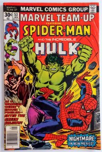 Marvel Team-Up #53 NEWSSTAND (VF+)(1977)