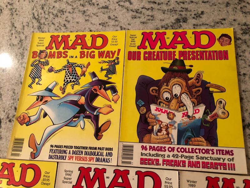 5 Mad Magazines Super Specials Winter 89' + Spring Summer Fall Winter 90' JW1