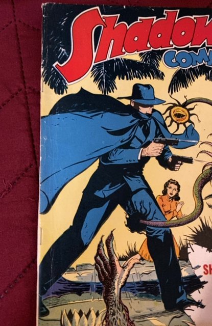 Shadow Comics #20 (1942) 3 chilling shadow stories fn cond