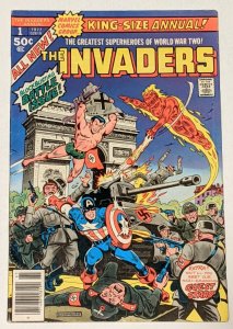 Invaders Annual #1 (1977, Marvel) FN 6.0 Alex Schomburg cover