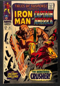 Tales Of Suspense #91 VG 4.0 Iron Man