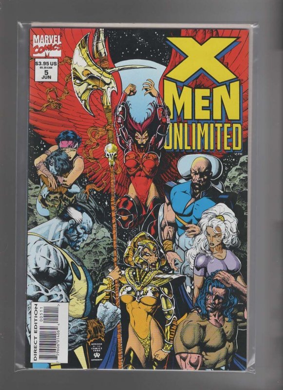 X-Men Unlimited #2,3,4,5 (1993)