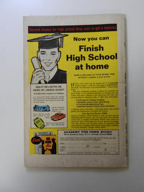 Marvel Super-Heroes #21 (1969) FN/VF condition