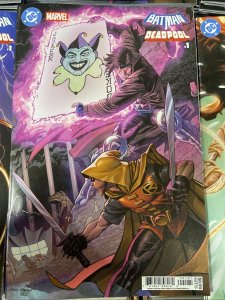 DC Marvel Batman Deadpool #1 (One Shot) Cover I Andy Kubert Damian Wayne Gambit