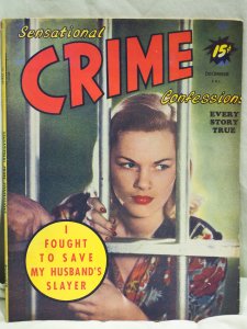 Sensational Crime Confessions December Vol 1 #5 VF  Unread