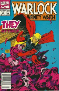 Warlock and the Infinity Watch #4 (Newsstand) FN ; Marvel | Jim Starlin