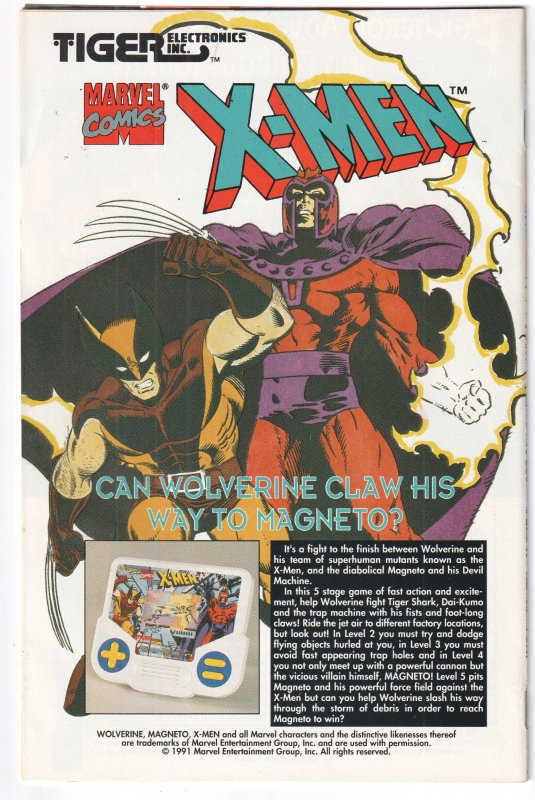 X-Men #4 (1992) X-Men [Key Issue] 1st appearance Maverick,  Newsstand edition