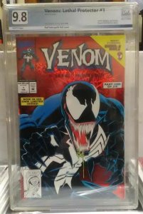 SPIDER-MAN / VENOM #1 LETHAL PROTECTOR RED FOIL - 9.8 GRADED - PGX