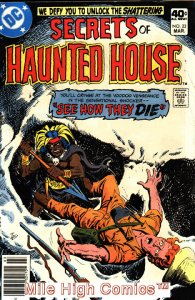 SECRETS OF HAUNTED HOUSE (1975 Series) #22 Very Good Comics Book