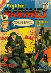 FIGHTIN' MARINES #42 TERRORISTS ISSUE 1961 AFRICA WAR FR