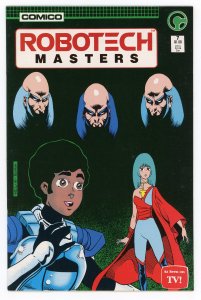 Robotech Masters #7 Mike Baron Comico VF+