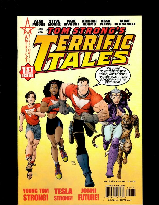 7 Comics Tesla Strong #1, Tom Strong Family #13, Terrific Tales #1 2 3 4 5 J54