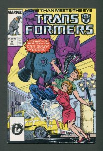 Transformers #31  / 8.5 VFN+  / August 1987