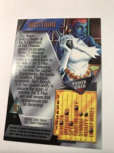 MYSTIQUE #107 card : Marvel Metal 1995 Fleer Chromium; NM/M X-men, base