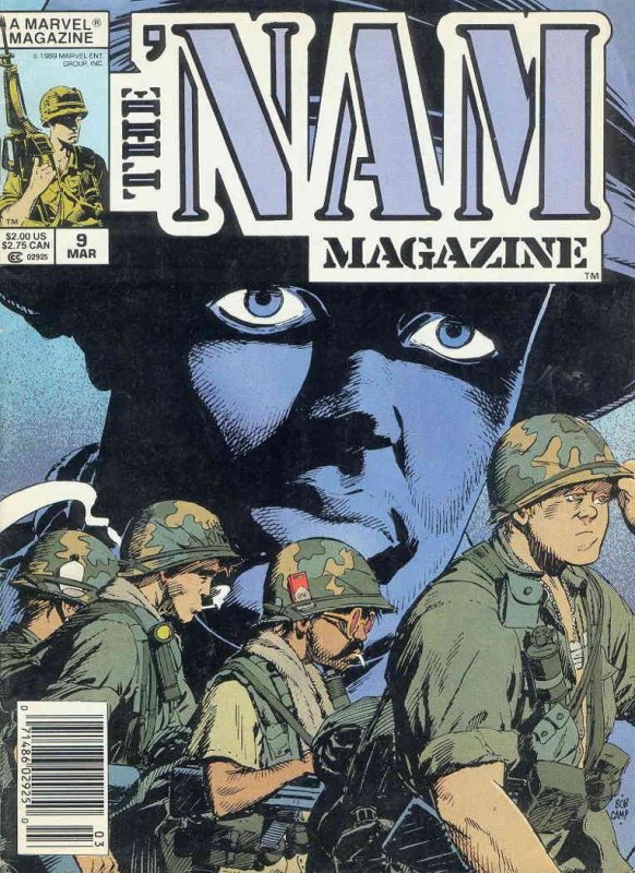 Nam Magazine, The #9 (Newsstand) FN ; Marvel | Vietnam Michael Golden