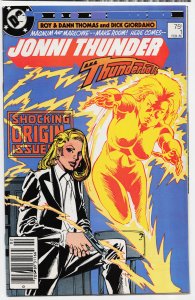 Jonni Thunder #1 (1985) Thunderbolt [Key Issue]