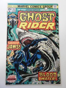 Ghost Rider #16 (1976) GD/VG Cond MVS intact! moisture stains, 1 in spine split