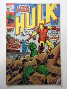 The Incredible Hulk #131 (1970) VG- cover and 1st 2 wraps detached bottom staple