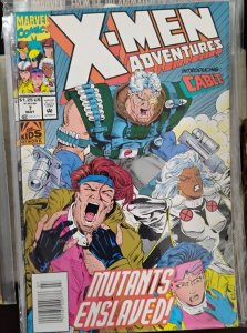 X-MEN ADVENTURES # 7 1993 MARVEL DISNEY FOX TV KIDS  ANIMATED   CABLE NEWSTAND