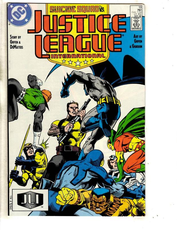 10 Justice League America DC Comic Books # 11 12 13 16 17 18 19 20 21 22 TD13