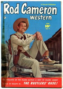 Rod Cameron Western #9-1951-Fawcett-photo cover G/VG