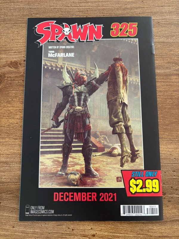 Spawn # 324 NM 1st Print Cover A Image Comic Book Todd McFarlane 5 J288