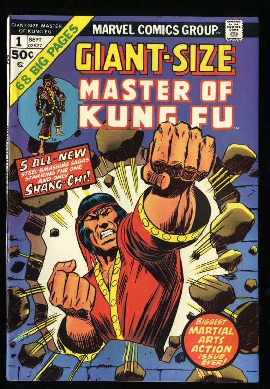 Giant-Size Master of Kung Fu #1 NM- 9.2