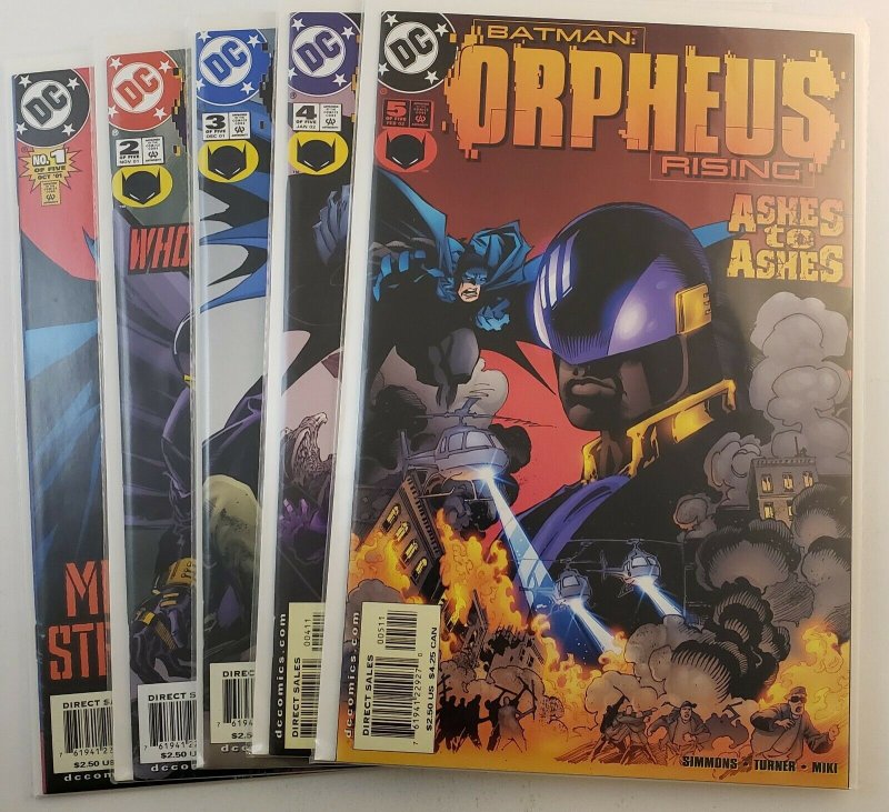 Batman: Orpheus Rising #1-5 Complete Set High Grade NM DC Comics 2001 