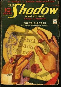 PULP:  SHADOW 1935 APR 15-STREET AND SMITH PULP-RARE G